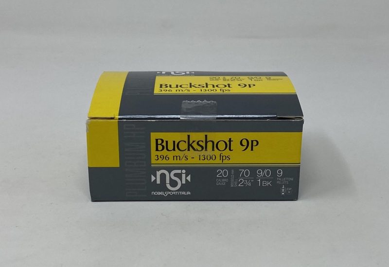 NobelSport Italia 20 Gauge 1 Buck 9 Pellet